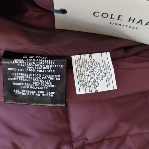 New Cole Haan Signature Down Puffer Coat - Picture 4 of 5